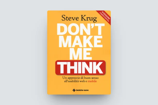 Don't make me think - Copertina libro